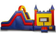 inflatable bouncer with slide combo